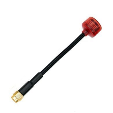 Антена RHCP 5.8G Rush Cherry 110mm 1.2Dbi, SMA-Male прямий, червона, для FPV дронів