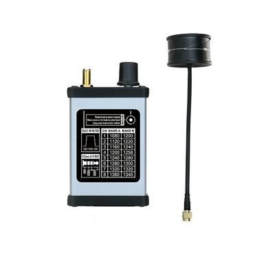 Відеоприймач VRX 1.2-1.3G 16CH RUSHFPV 1G3 + антена, вбудований passband фільтр, для FPV дронів