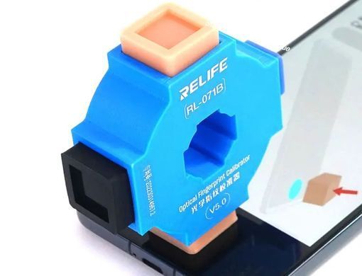 Калібратор оптичного датчика відбитків пальців 4в1 RELIFE RL-071B, для смартфонів з Android