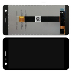 Дисплей NOKIA 2 модуль в зборі з тачскріном, чорний, High Copy, без рамки