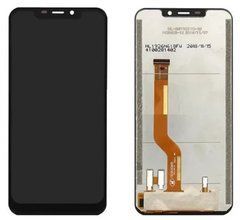 Дисплей Oukitel C12 Pro модуль в зборі з тачскріном, чорний, без рамки