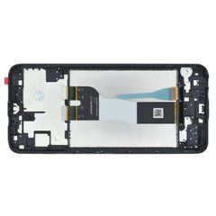 Дисплей Sаmsung A057 Galaxy A05s модуль в сборе с тачскрином и рамкой, черный, High Copy, с рамкой