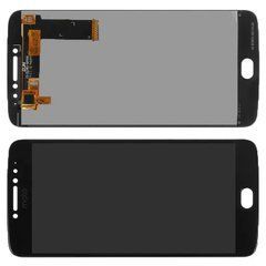 Дисплейний модуль Motorola Moto XT1771 Moto E4 Plus чорний, Copy, без рамки