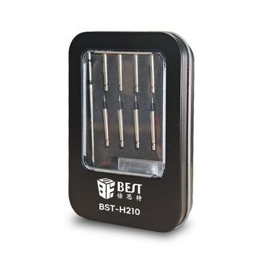 Набор жал BEST BST-H210B для паяльника H210, 10 сменных наконечников с нагревательным элементом