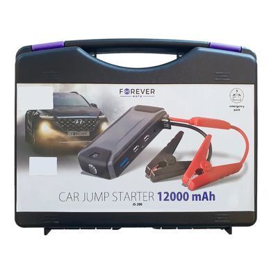 Павер банк Forever Car Jump Starter 12000mAh, Mag Safe, внешний аккумулятор, батарея, УМБ, power bank