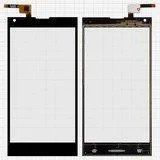Сенсорный экран для смартфона Doogee DG550, тачскрин черный, # FPC55312A0-V2, High Copy, без рамки