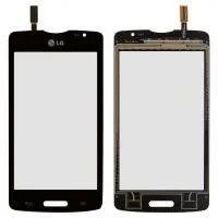 Сенсорний екран для смартфону LG D373 Optimus L80 Blanco, тачскрін чорний, High Copy, без рамки