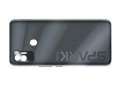 Задняя крышка для смартфона TECNO SPARK 7, Original PRC Черный, Original PRC