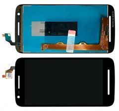 Дисплей Motorola Moto E3 XT1700 модуль в зборі з тачскріном, чорний, без рамки