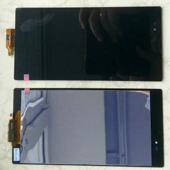 Sony Xperia Z Ultra c6802 c6833 дисплей в сборе с тачскрином модуль черный, без рамки