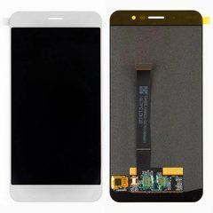 Дисплей ZTE Blade A910 модуль в зборі з тачскріном, білий, без рамки