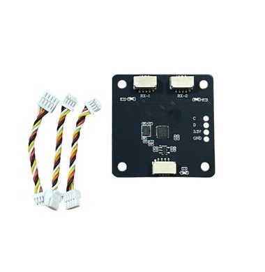 Плата Diversity RX Board v1.2, для управіння дроном по двох каналах, на 2 приймачі, Axisflying