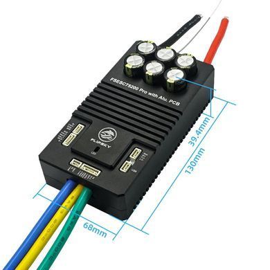Контролер FLIPSKY FSESC 75200 PRO 84V 200A, Single BLDC, для колісних двигунів з датчиками Холла
