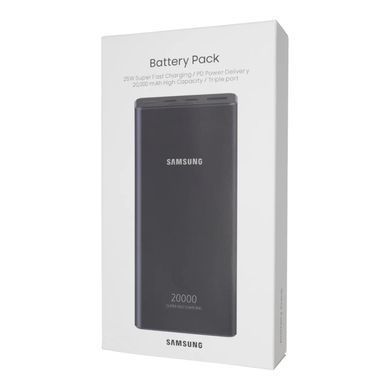 Повербанк Samsung EB-P5300 20000 mAh, PD25W Super Fast Charger, внешний аккумулятор, батарея, УМБ, power bank