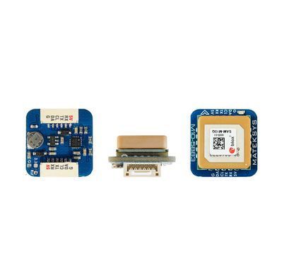 GPS модуль для дрона Matek Systems M10Q-5883 GNSS, 20X20X12.4mm, 8 грам, компас QMC5883