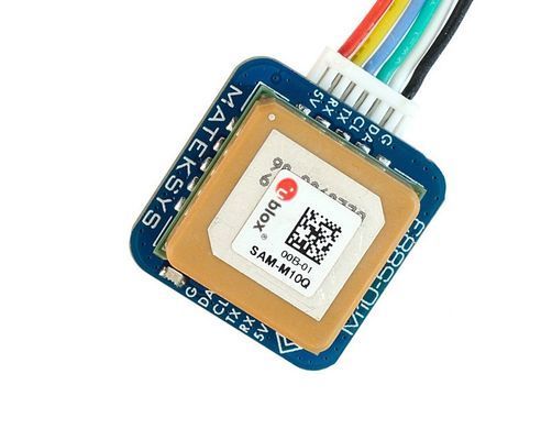 GPS модуль для дрона Matek Systems M10Q-5883 GNSS, 20X20X12.4mm, 8 грам, компас QMC5883