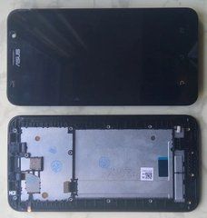 Asus Zenfone 2 ZE551ML дисплей LCD + тачскрін + РАМКА модуль, High Copy, з рамкою