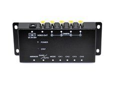 Видеокоммутатор на 4 камеры 12V, AV Quad Split, сплиттер видео для FPV-дронов, НРК, ждунов
