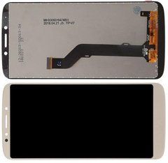 Дисплей Motorola Moto E5 Plus XT1924 (157mm) модуль в зборі з тачскріном, Original PRC, золотий, Original PRC, без рамки