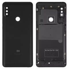 Задня кришка для смартфону Xiaomi Redmi Note 5 з склом камери та боковими кнопками, Original PRC, чорна, Original PRC