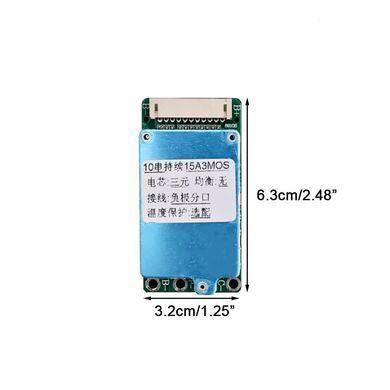 Контролер BMS 15A 36V 10S для акумулятора Li-Ion, XR-10S-3311-V0.1, порт SPLIT, плата захисту АКБ