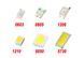 Диоды SMD LED 0805, набор 200шт, 5 цветов по 40 шт, для лент и индикации
