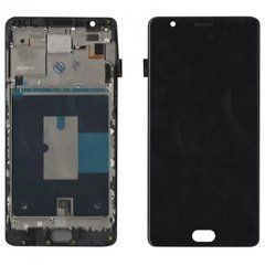 Дисплей OnePlus 3, 3T модуль в зборі з тачскріном, чорний, з рамкою, TFT, High Copy, з рамкою
