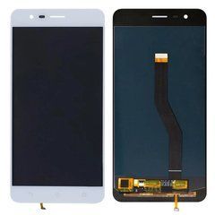 Дисплей Asus ZE553KL Zenfone 3 Zoom модуль в зборі з тачскріном, білий, без рамки