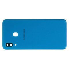 Задня кришка для смартфону Samsung A305F/DS Galaxy A30 зі склом камери синя, Original PRC