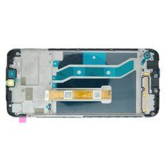 Дисплей REALME NARZO 50A модуль в сборе с тачскрином и рамкой, черный, Original PRC, Original PRC, с рамкой