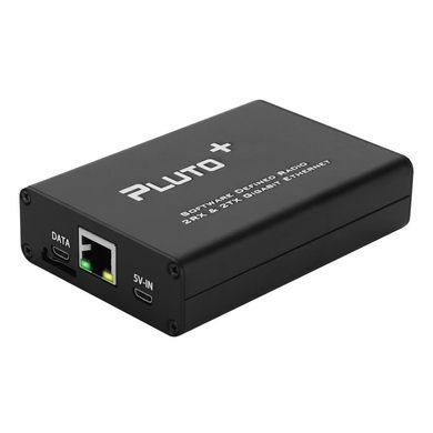 Радіостанція SDR HAMGEEK PLUTO+ 70MHz&ndash;6GHz, 2RX+2TX, Ethernet, програмне радіо, з комплектом антен