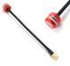 Антенна RHCP 5.8G Rush Cherry II 150mm 1.8Dbi, SMA-Male прямой, красная, для FPV дронов