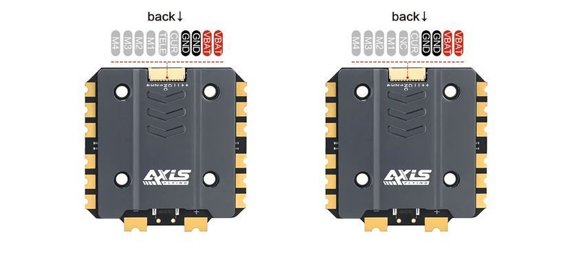Стек FC&ESC Axisflying Argus PRO F722, 4-8S 30X30+ 80A 32bit BLHeli32 ESC, для великих дронів