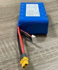 Батарейна збірка 6S2P 8000mAh 80A 22.2V на елементах 21700 Lishen LS LR2170LA, XT60, вертикальна