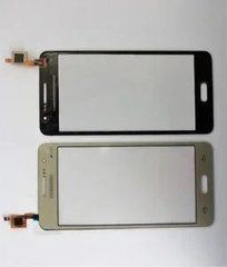 Сенсорний екран для смартфону Samsung G531H Galaxy Grand Prime VE, тачскрін золотистий, High Copy, без рамки