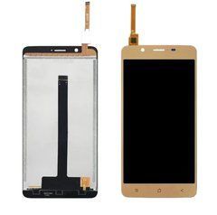 Дисплей Blackview P2 Lite модуль в зборі з тачскріном, золотистий, без рамки