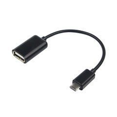 Перехідник Micro USB OTG &rarr; USB-A Female для Raspberry Pi Zero/Android, кабель адаптер OTG