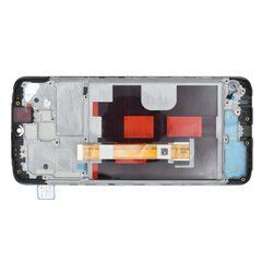 Дисплей OPPO A9 2020 модуль в сборе с тачскрином и рамкой, черный, High Copy, с рамкой