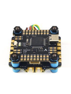 Стек польотний контролер+регулятор моторів FC&ESC SoloGood F722 V1 2-6S 30X30 + 60A ESC, FPV дронів