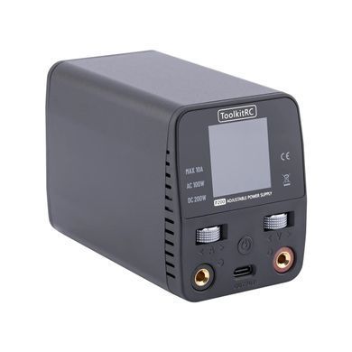 Блок питания ToolkitRC P200 V2 30V 10А 200W, лабораторный, с дисплеем и USB-C, регулируемый