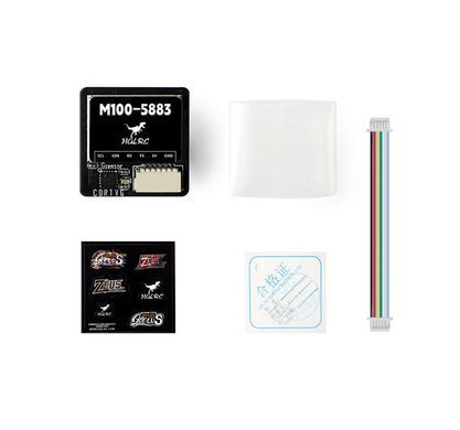 GPS модуль для дрона HGLRC M100-5883 GNSS, 21X21X8.2mm, 7.73грама, компас QMC5883