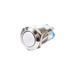 Кнопка питания DC 12-24V 4A 12mm, подсветка Red Ring, с фиксатором, IP65, под монтаж