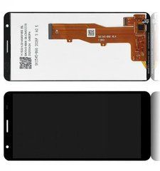 Дисплей ZTE Blade A3 2020 модуль в сборе с тачскрином, черный, High Copy, без рамки