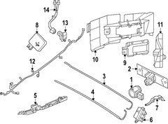 Парктронік 28438-7DF2C для Nissan Ariya, Original Used