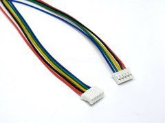 Кабель з роз'ємами JST PH 2.0мм Female, 5pin, 10см, двосторонній, для FPV польотних контролерів тощо
