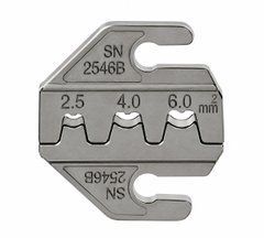 Матрица для крымпера SN-2546B, 2.5&ndash;6 мм&sup2;, для обжима контактов и коннекторов MC4