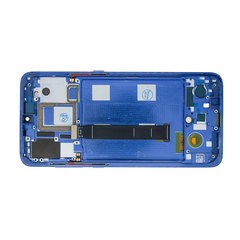 Дисплей Xiaomi Mi 9 модуль в сборе с тачскрином, синий, Original PRC, Original PRC, с рамкой