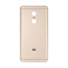 Задня кришка для смартфону Xiaomi Redmi Note 4, 4X, золотиста, Original, з бічною кнопкою, (SNAPDRAG
