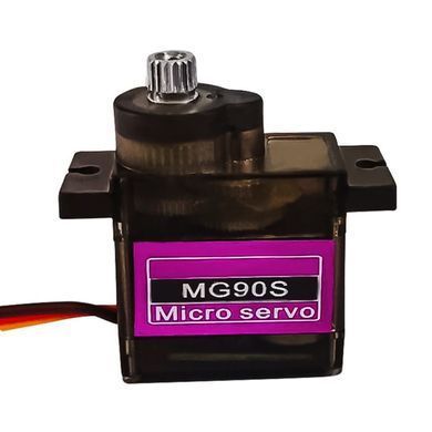 Сервопривід Servo Motor MG90S 180&deg;, цифровий, металевий редуктор, для FPV дронів