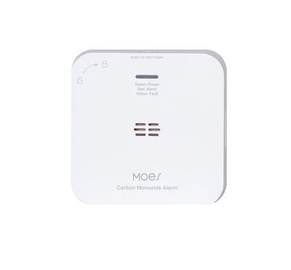 Детектор чадного газу MOES Tuya Zigbee, сигналізація CO, датчик для розумного дому з сиреною, Smart Life